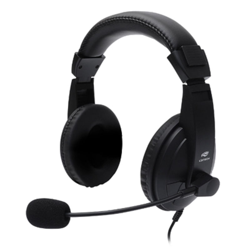 Encontraproduto.com.br - Fone de Ouvido Headset USB com Microfone Home Office Controle de Volume