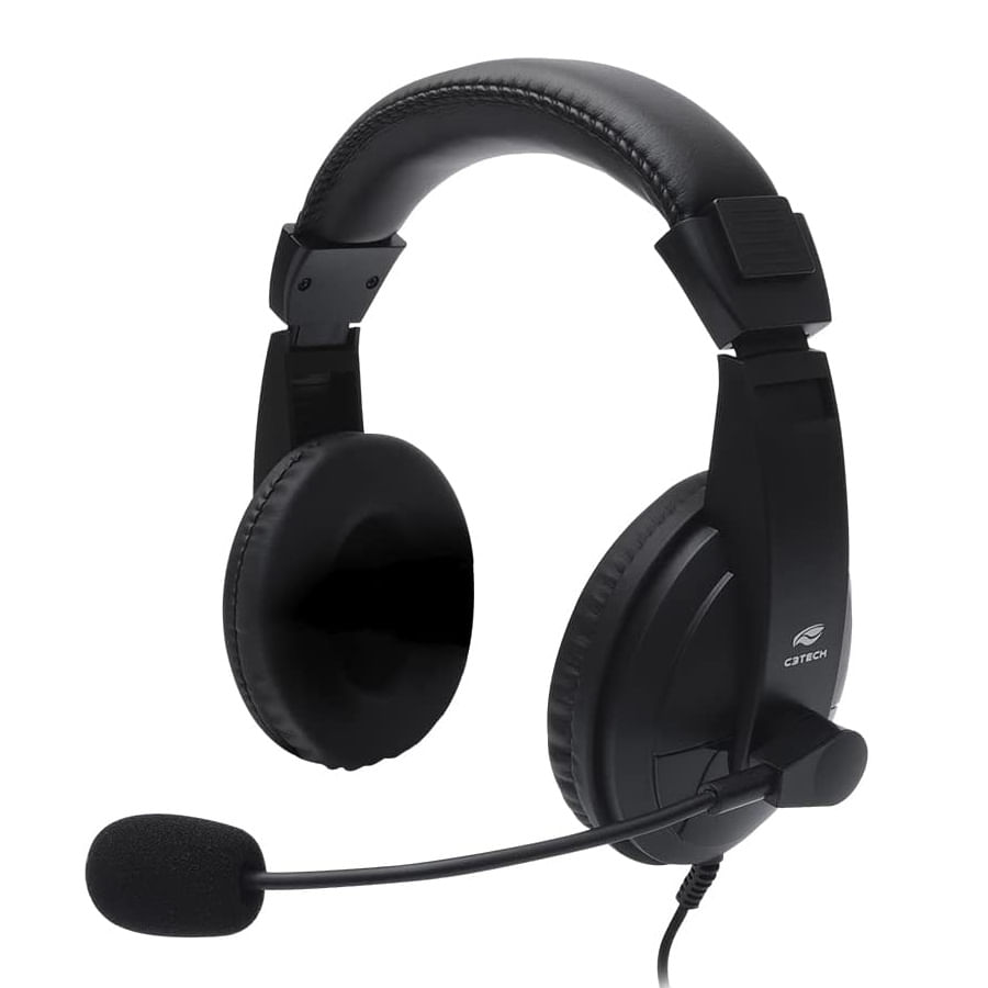Fone de Ouvido Headset USB com Microfone Home Office Controle de Volume
