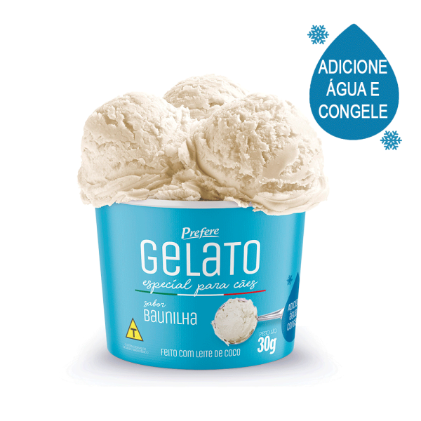 Encontraproduto.com.br - Gelato para Cães Prefere Baunilha