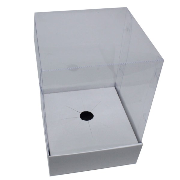 Encontraproduto.com.br - Caixa Base Ovo em Pé 500g Branco c/5 Un YINPACK