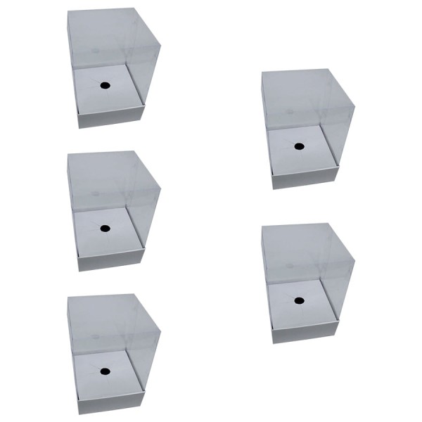 Encontraproduto.com.br - Caixa Base Ovo em Pé 500g Branco c/5 Un YINPACK