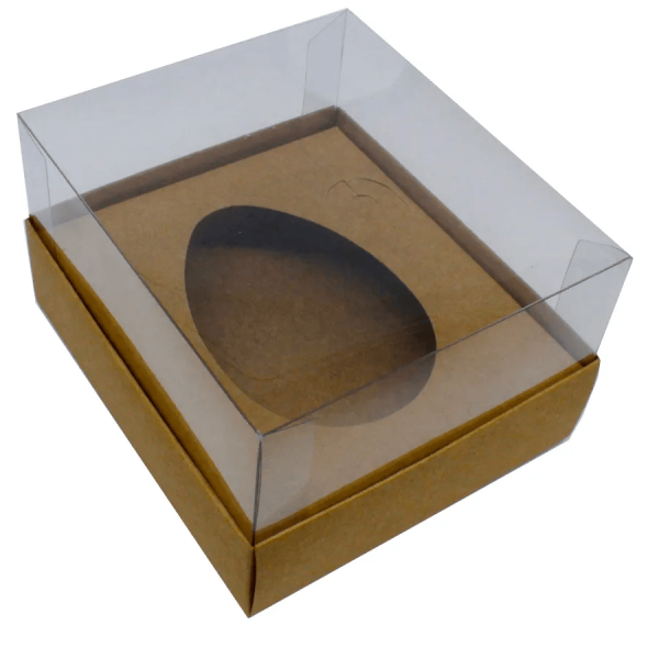 Encontraproduto.com.br - Caixa Ovo Colher Páscoa Kraft 100g Com 5 Unidades