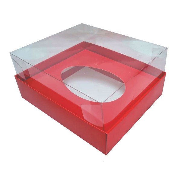 Encontraproduto.com.br - Yinpack Cx P/Ovo Moldura 500Gr Vermelho C/5