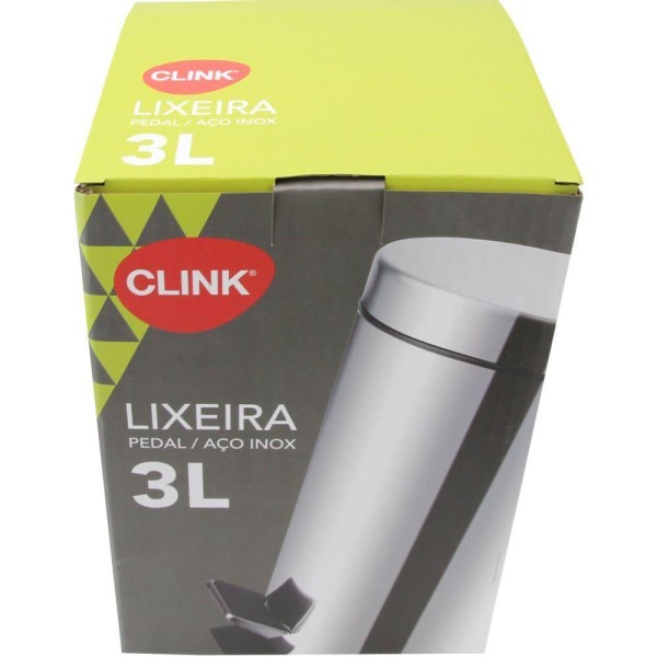 Encontraproduto.com.br - Lixeira Com Pedal 3L