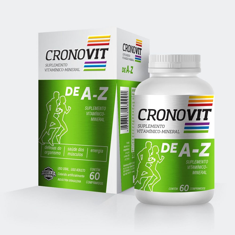 Cronovit Suplemento Vitamínico Mineral A-Z 60 Comprimidos
