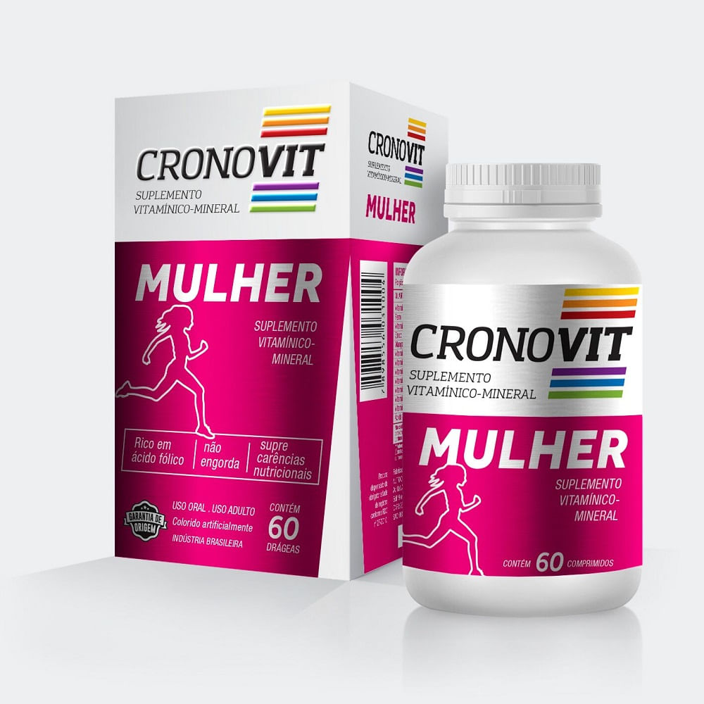 Encontraproduto.com.br - Cronovit Mulher C/ 60 Comp