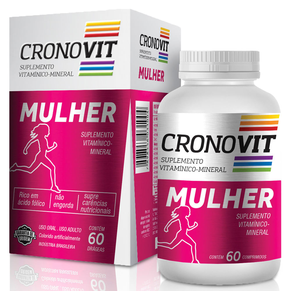 Encontraproduto.com.br - Cronovit Mulher C/ 60 Comp