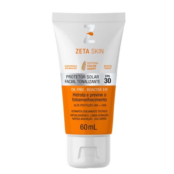 Encontraproduto.com.br - ZETA SKIN CREME PROTETOR SOLAR COM COR FPS30 60 G x 1