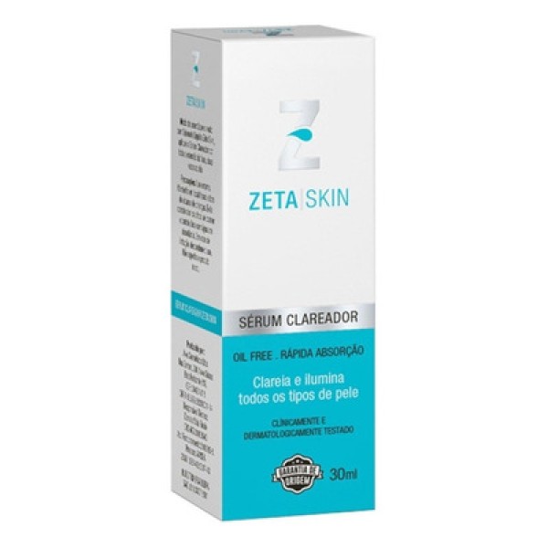 Serum Facial Oil Free Zeta Skin Clareador 30ml