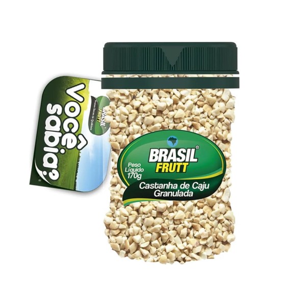 Encontraproduto.com.br - Castanha De Caju Granulada Brasil Frutt 170g