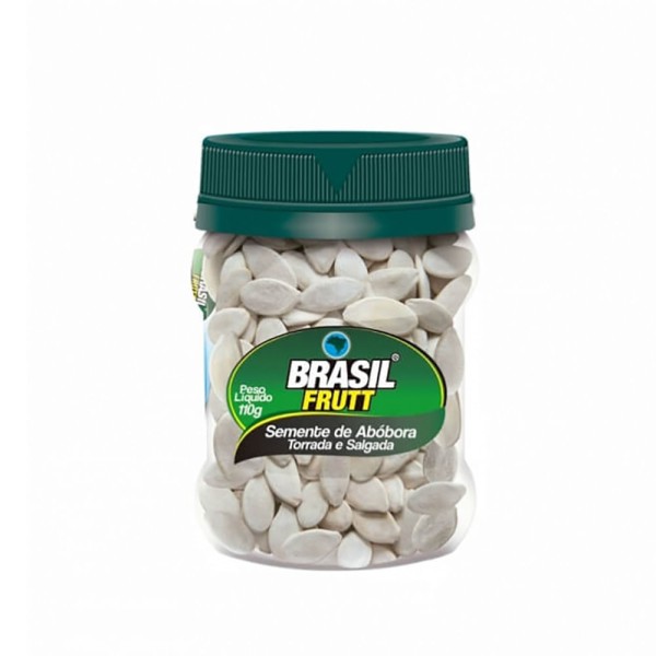 Encontraproduto.com.br - Semente De Abóbora Torrada E Salgada Pote 110g Brasil Frutt