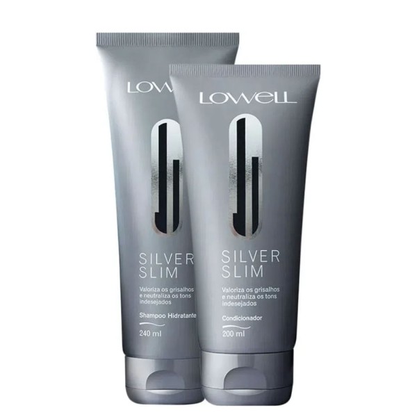 Encontraproduto.com.br - Shampoo + Condicionador Lowell Silver Slim Kit Com 2 Produtos