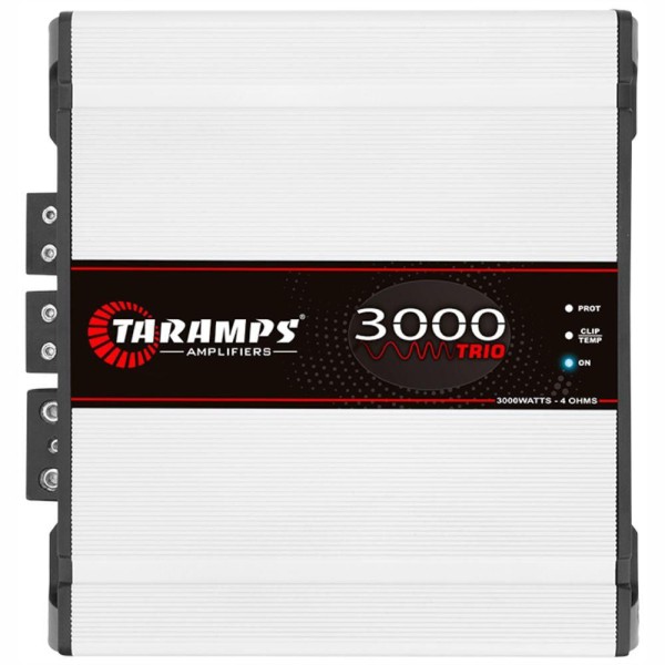 Encontraproduto.com.br - Módulo Amplificador Taramps Trio 3000 Rms 4 Ohms 1 Canal + 2 Vias