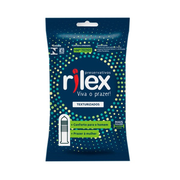 Encontraproduto.com.br - Preservativos Rilex Texturizados com 3 Unidades