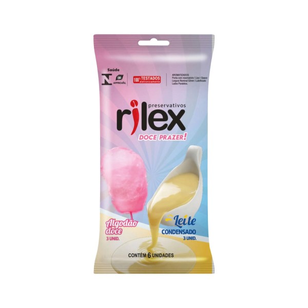Preservativo Rilex Doce Prazer 6 Unidades