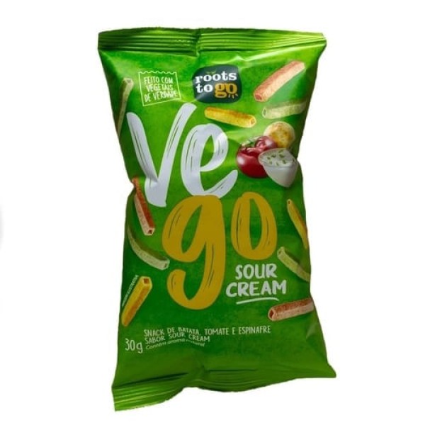 Encontraproduto.com.br - SNACK ROOTS TO GO VEGO 30g, SOUR CREAM