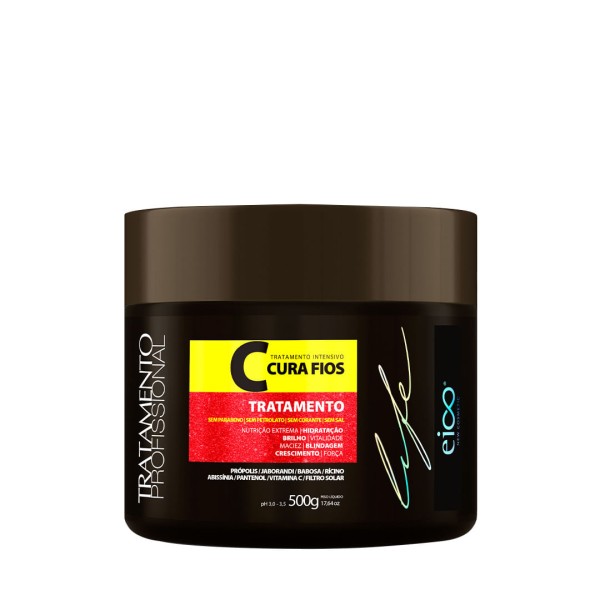 Encontraproduto.com.br - Máscara Tratamento Capilar Eico Life Cura Fios 500g