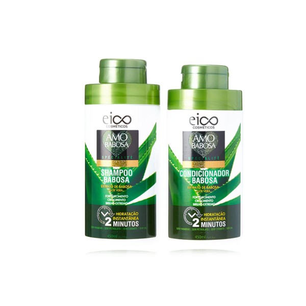 Encontraproduto.com.br - Kit Eico Seduction Amo Babosa Spécialité (2 Produtos) - 450ml