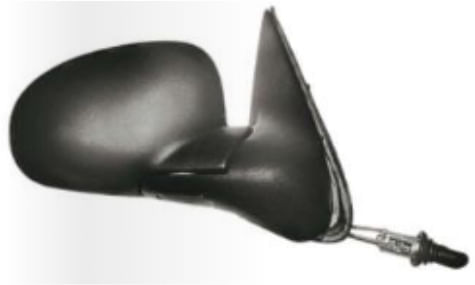 Encontraproduto.com.br - Retrovisor Gol G2 Bola 1996 1997 1998 1999 Preto sem Controle 2 Portas
