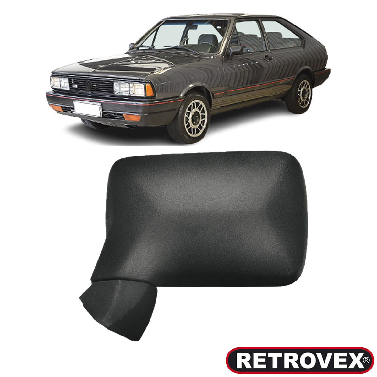 Encontraproduto.com.br - Retrovisor Esquerdo Passat 1983 a 1989 RETROVEX RX1137