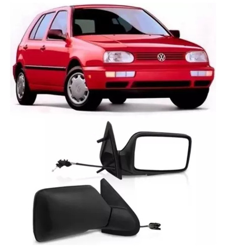 Encontraproduto.com.br - Retrovisor Golf 1994 95 96 97 98 1999 C/ Controle Esquerdo