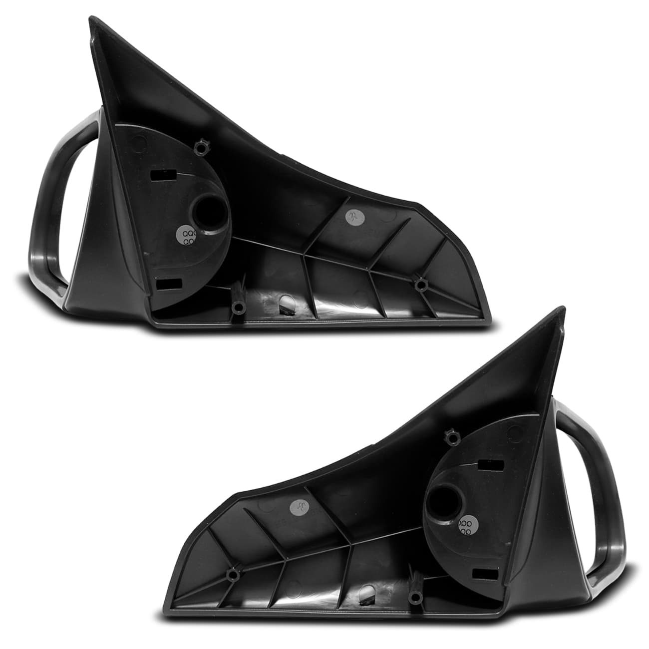 Encontraproduto.com.br - Retrovisor Manual Externo Corsa 94 a 2009 Fixo sem Controle Interno Espelho Preto