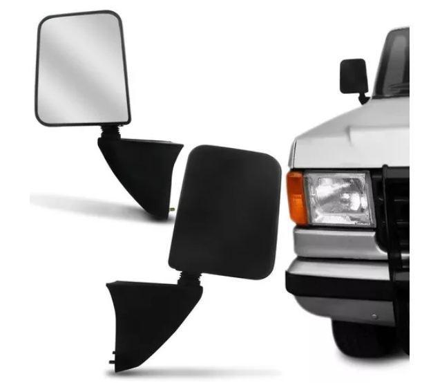 Encontraproduto.com.br - Retrovisor F1000 1993 1994 1995 1996 1997 Fixo Preto sem Controle