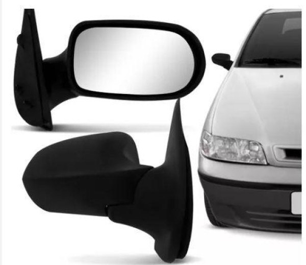Encontraproduto.com.br - Espelho Ext Fiat Palio 01 03 2Pts Esq Fixo