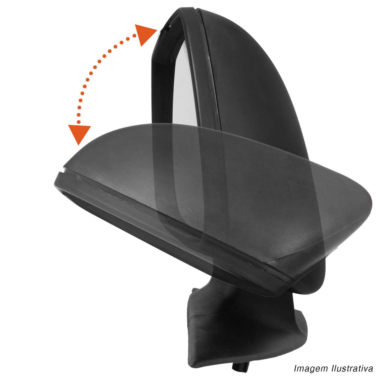 Encontraproduto.com.br - Retrovisor Gol Voyage G6 2013 2014 2015 2016 Preto 2 e 4 Portas com Controle