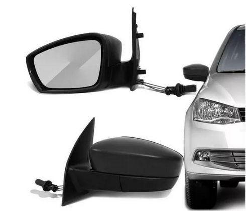 Encontraproduto.com.br - Retrovisor Gol Voyage G6 2013 2014 2015 2016 Preto 2 e 4 Portas com Controle