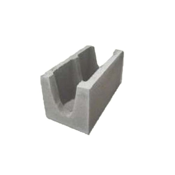Canaleta Ramos 19x19x39cm Estrutural Cinza
