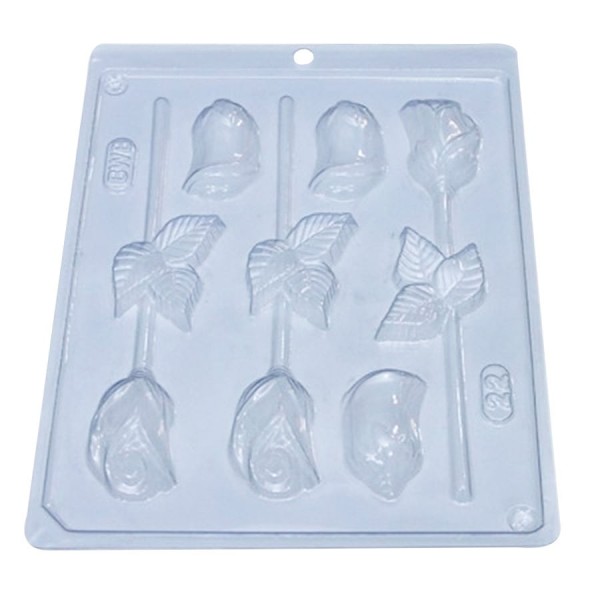 Encontraproduto.com.br - Forma PVC Pirulito Rosa Ref.22 - BWB