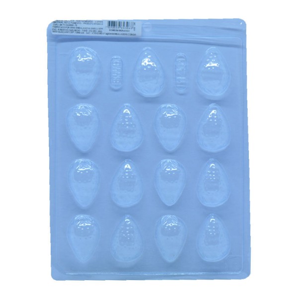 Encontraproduto.com.br - Forma PVC Bombom Morango (146) BWB