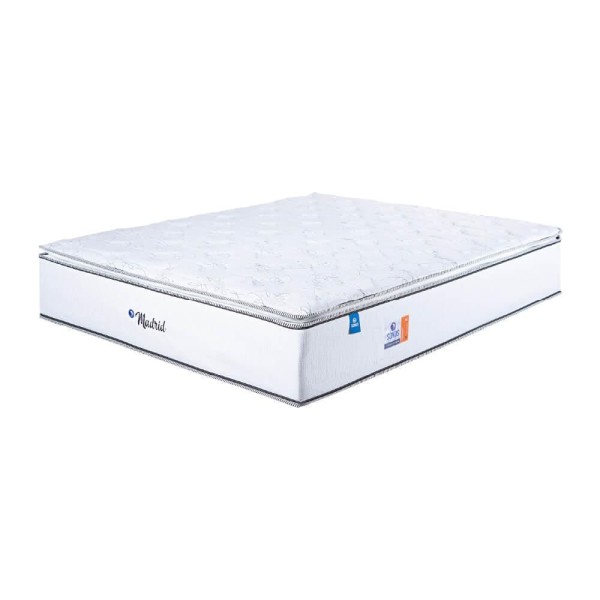 Encontraproduto.com.br - Colchão Para Casal Queen Sonos Madrid Visco Touch D33 158cm Com Molas Ensacadas