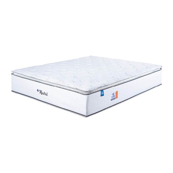 Encontraproduto.com.br - Colchão Para Casal King Sonos Madrid Visco Touch D33 193cm Com Molas Ensacadas