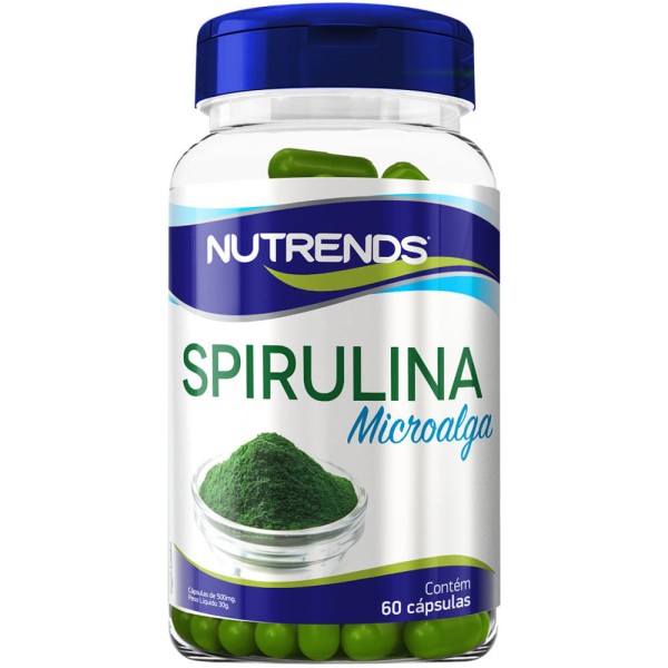 Encontraproduto.com.br - Spirulina Micro Nutrends Com 60 Caps 500mg