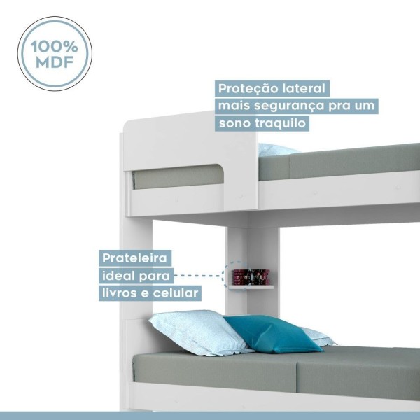Encontraproduto.com.br - Treliche em MDF 197cm Vegas Tigus Baby
