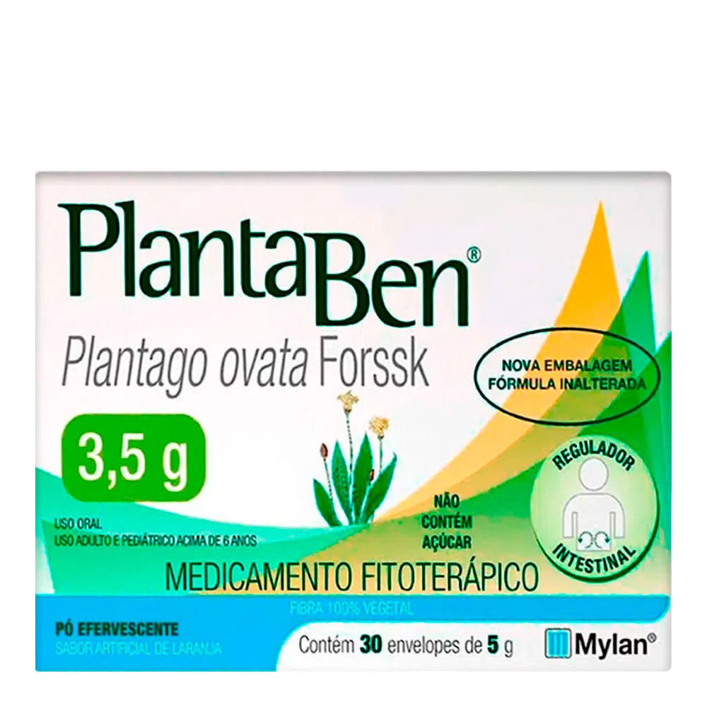 PlantaBen 3,5g Laranja Sem Açúcar 30 Envelopes 5g cada