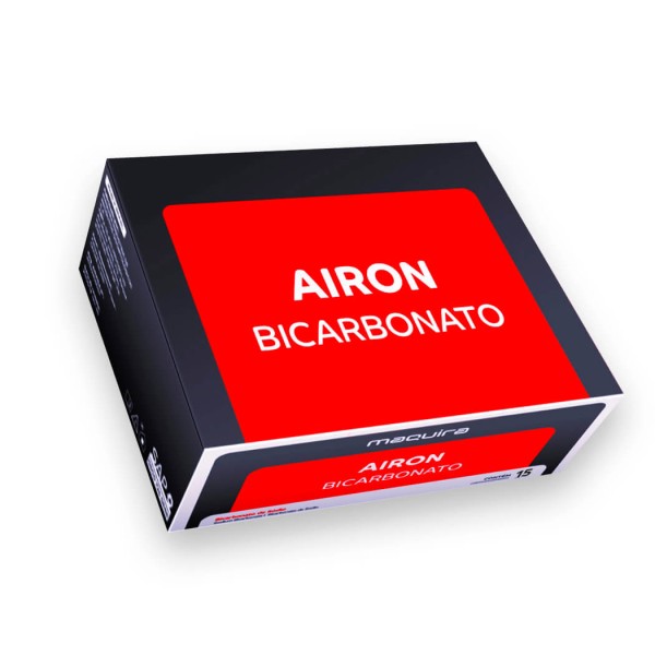 Encontraproduto.com.br - Bicarbonato de Sódio Airon Morango com 15 Sachês de 40g - Maquira