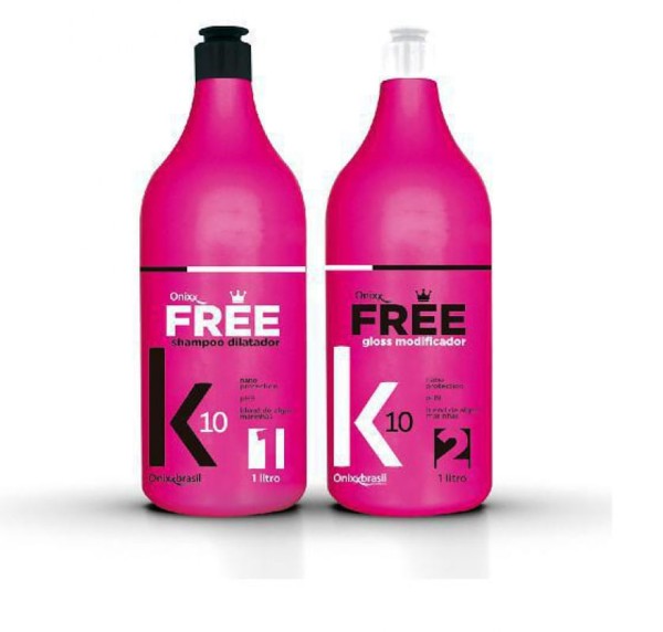 Progressiva Onixx Free K10 Sem Formol 2X1 Lt  Onixx Brasil