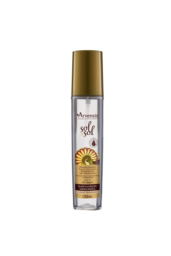 Encontraproduto.com.br - Elixir Bifásico Vegano Sol a Sol Spray 120ml - Arvensis