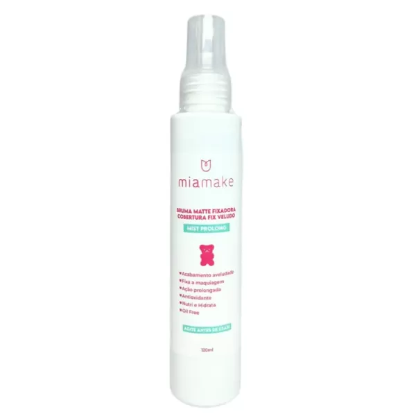 Encontraproduto.com.br - Bruma Matte 120ml Mist Prolong - Mia Make