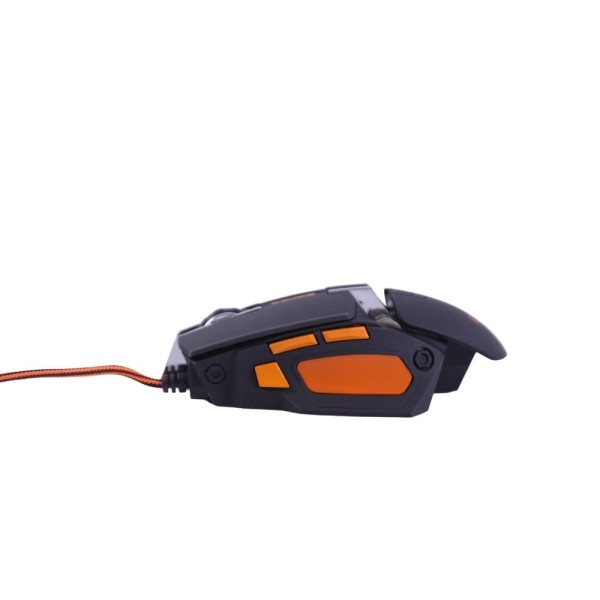 Encontraproduto.com.br - Mouse Gamer Cyber Ms306 - 7 Botoes - Led 7 Cores - Com Peso Extra - 5.200Dpi Preto