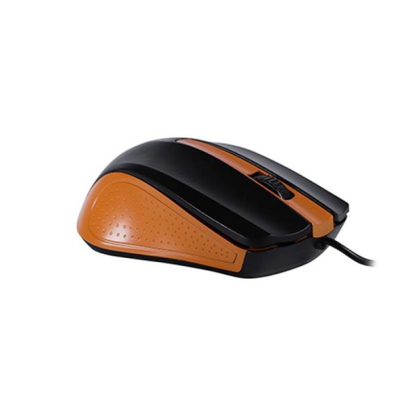 Encontraproduto.com.br - Mouse Com Fio 1000 Dpi Oex Ms100 - Laranja Preto