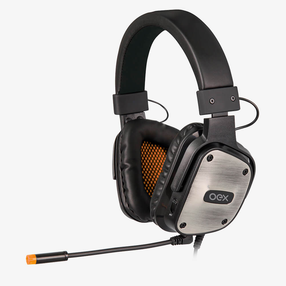 Encontraproduto.com.br - Headset Gamer com Microfone Multiplataforma Armor Hs403 Preto - Oex