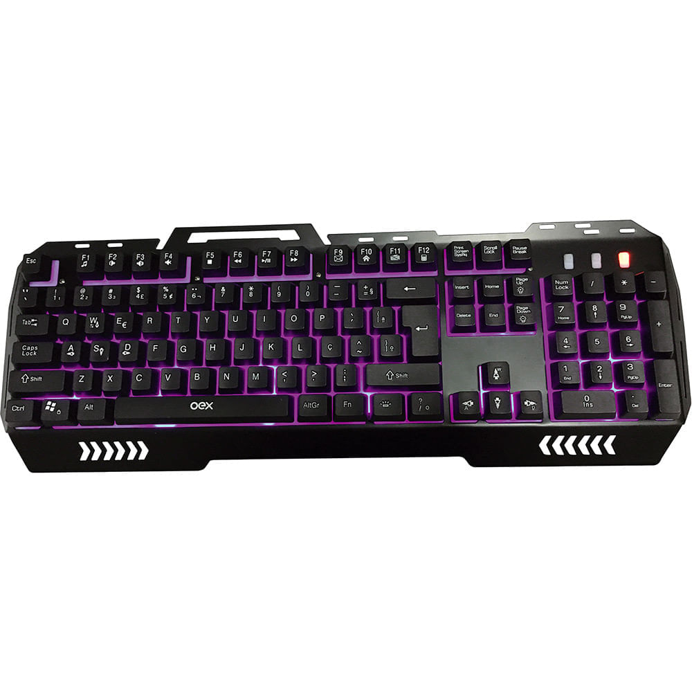 Teclado Gamer Fusion OEX Preto