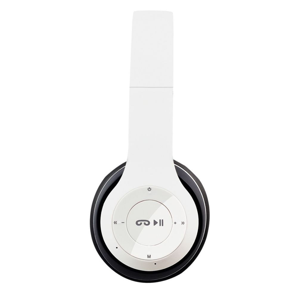Encontraproduto.com.br - Fone De Ouvido Bluetooth Com Fm E Entrada Para Micro Sd Newlink Essence Hs117 Branco