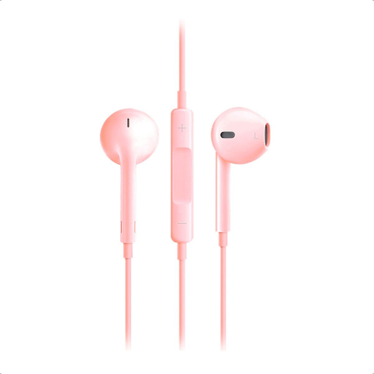 Encontraproduto.com.br - Fone De Ouvido Intra Auricular Com Microfone Oex Colormood Fn204 - Rosa Metalizado