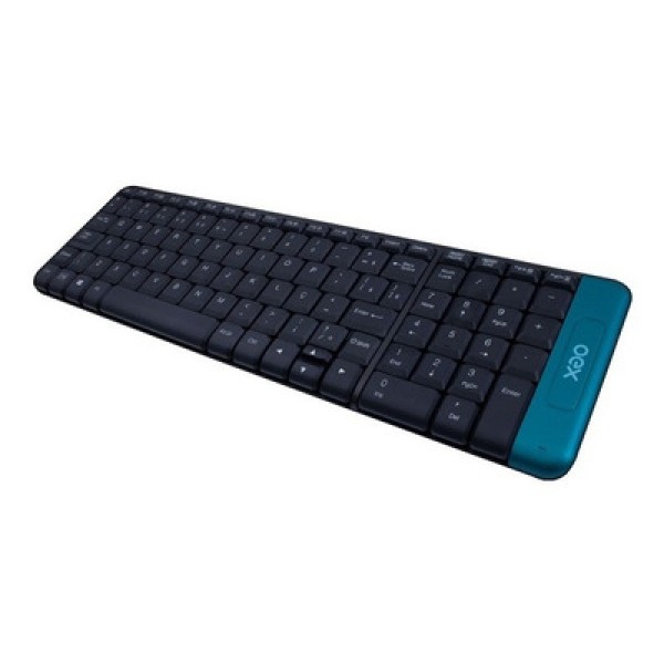 Encontraproduto.com.br - Teclado e Mouse Sem Fio OEX Blend Verde