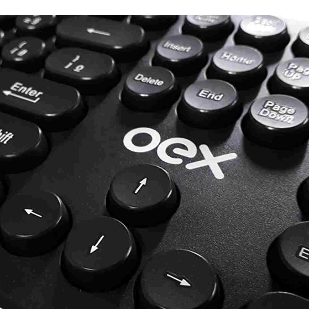Encontraproduto.com.br - Teclado e Mouse sem Fio Pop ABNT2 TM410 OEX